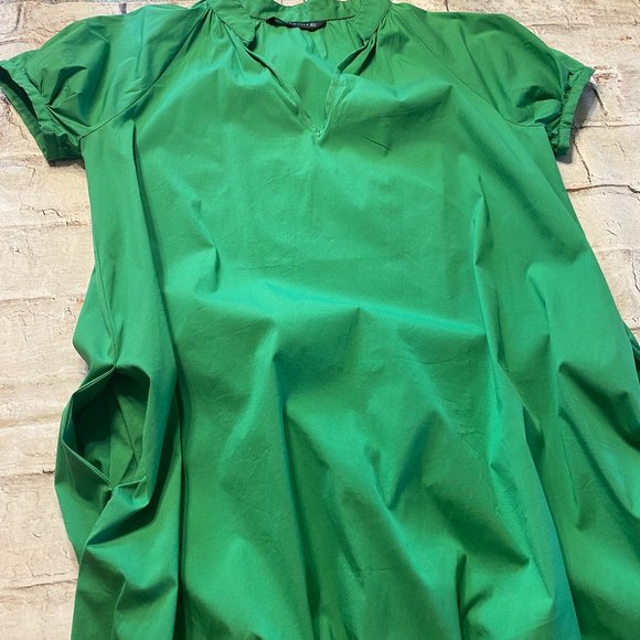 Zara Puffy Green Dress - Picture 5 of 9